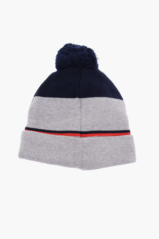 cotton beanie with pompon