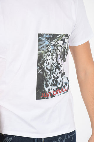 tiger printed crew-neck t-shirt