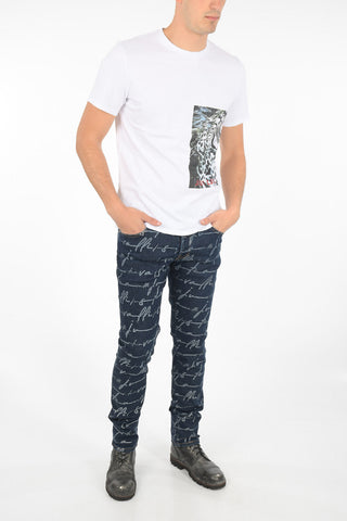 tiger printed crew-neck t-shirt