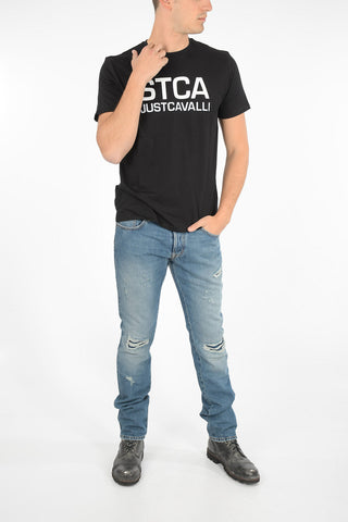 printed crew-neck t-shirt