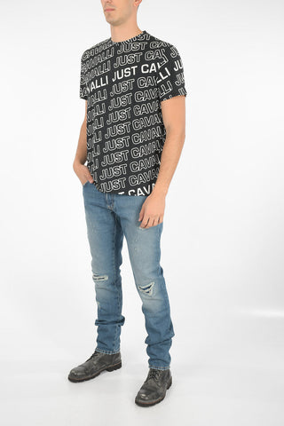 printed crew-neck t-shirt