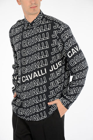 all over logo classic collar shirt