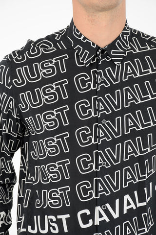 all over logo classic collar shirt