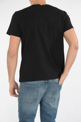 t-shirt girocollo con stampa
