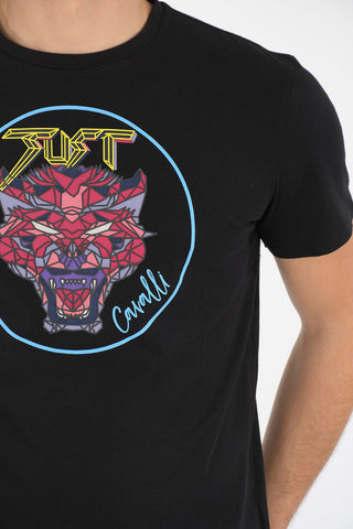 t-shirt girocollo con stampa
