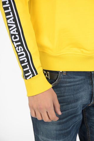 logoed side band crew-neck sweatshirt