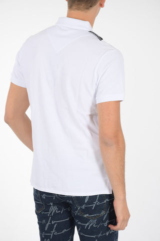 piquè cotton 3 button polo shirt