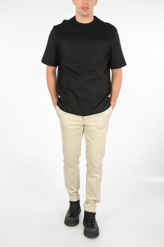 T-shirt with Knit Details