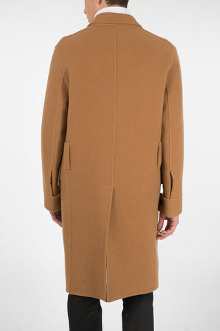 Virgin Wool Single Breasted Coat