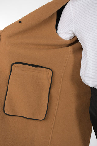 Virgin Wool Single Breasted Coat