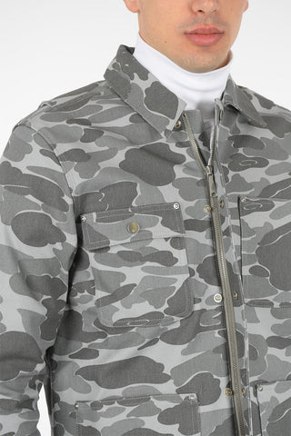 Denim Camouflage Jacket