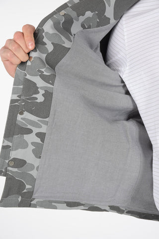 Denim Camouflage Jacket
