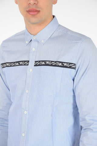 Camicia Button-Down Ricamata