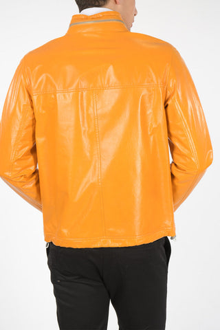 Leather Hoodie Jacket