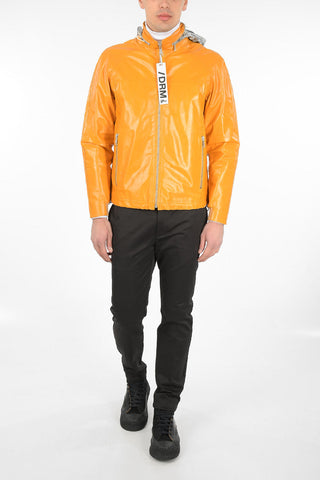 Leather Hoodie Jacket