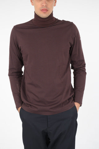 Striped Turtleneck Sweater