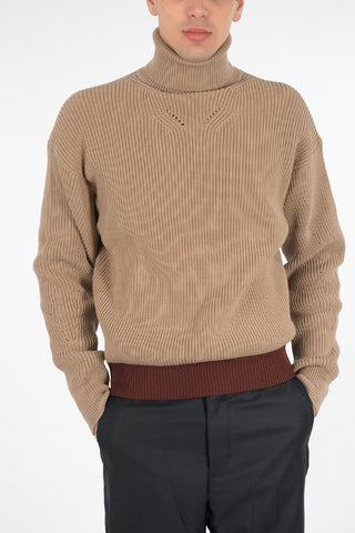 Cable Knit Turtleneck Sweater