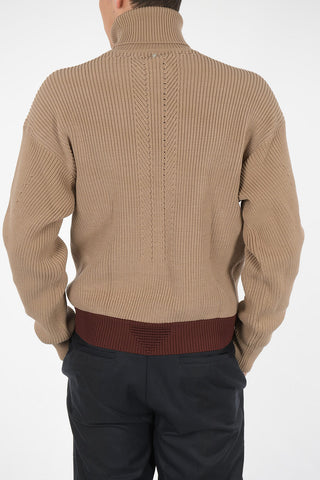 Cable Knit Turtleneck Sweater