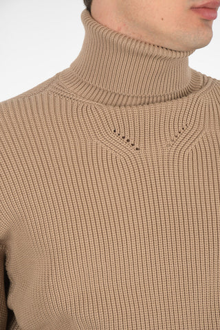 Cable Knit Turtleneck Sweater