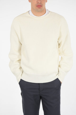 Crewneck Sweater with Silk Details