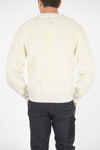 Crewneck Sweater with Silk Details