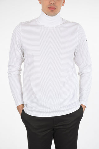 Maglia a collo Alto a Righe
