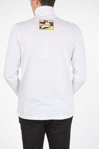 Maglia a collo Alto a Righe