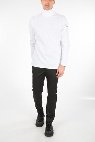 Maglia a collo Alto a Righe
