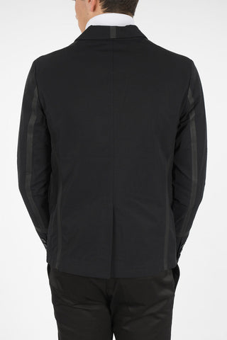 Cotton and Nylon Single Breasted Blazer