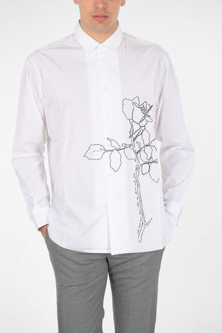 Embroidered Oversize Shirt