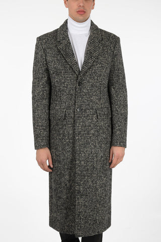 Virgin Wool Coat with back split
