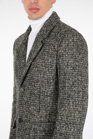 Virgin Wool Coat with back split