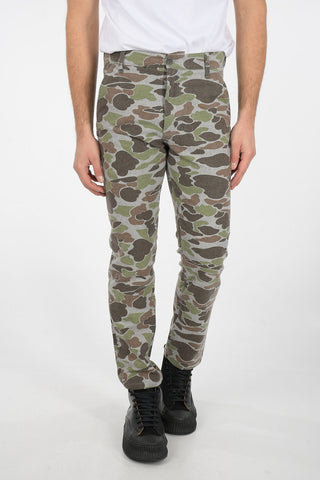 Pantalone Camouflage in Lana Vergine