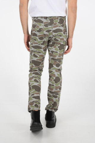 Pantalone Camouflage in Lana Vergine