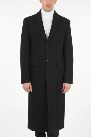 Wool Single Breasted Coat