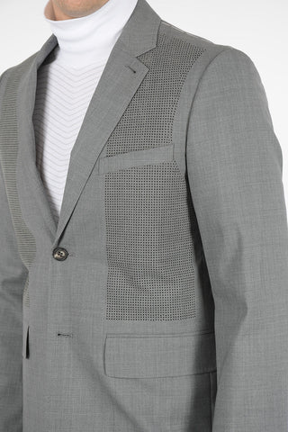 Virgin Wool Openwork Blazer
