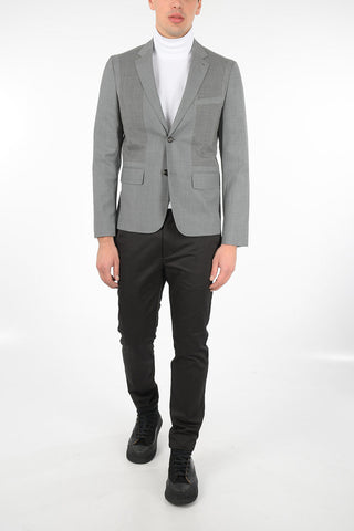 Virgin Wool Openwork Blazer