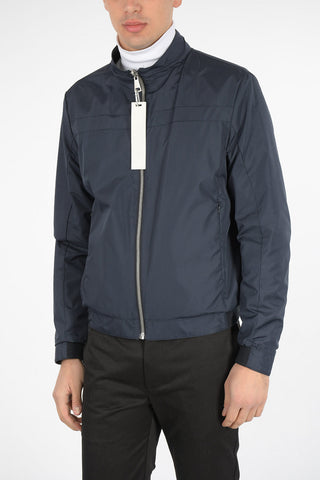 Leather Jacket with Zip Closure