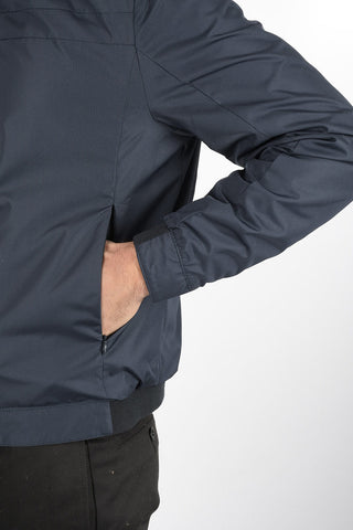 Leather Jacket with Zip Closure
