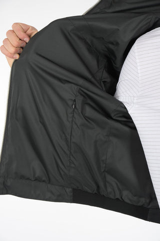 Leather Jacket with Zip Closure