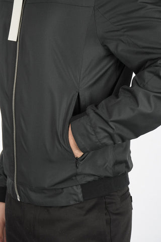 Leather Jacket with Zip Closure