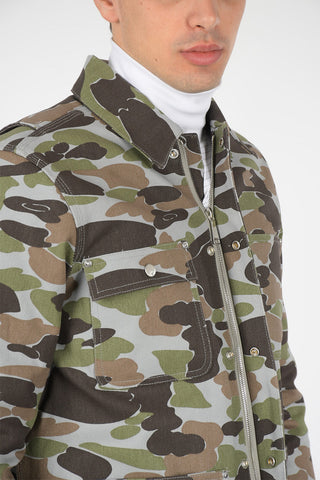 Denim Camouflage Jacket