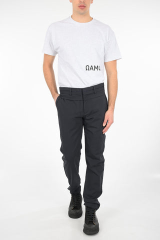 Pantalone Piping in Lana Vergine