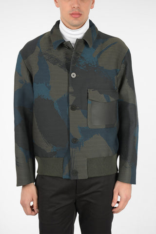 Cappotto Crop In Lana Vergine Ricamato