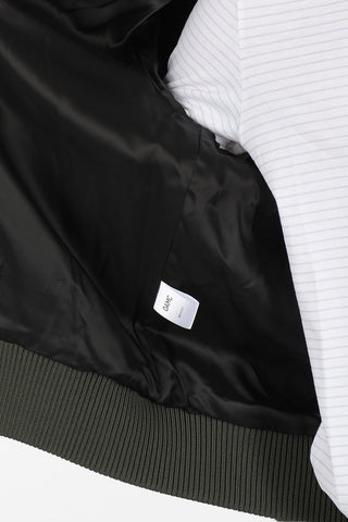 Cappotto Crop In Lana Vergine Ricamato