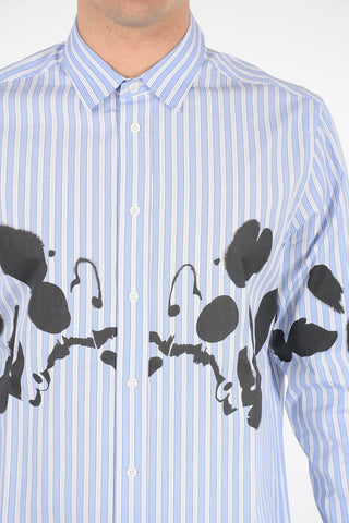Camicia a Righe Stampata