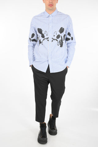 Camicia a Righe Stampata
