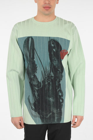 Printed Crewneck Sweater