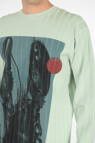 Printed Crewneck Sweater
