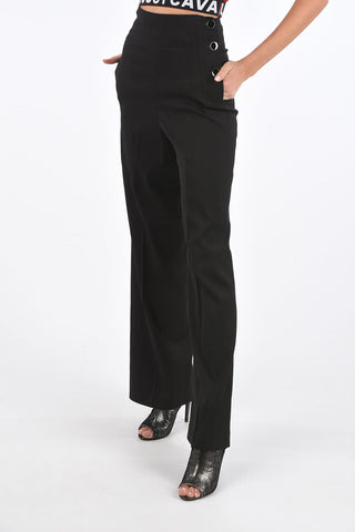 high-rise waist palazzo  pants